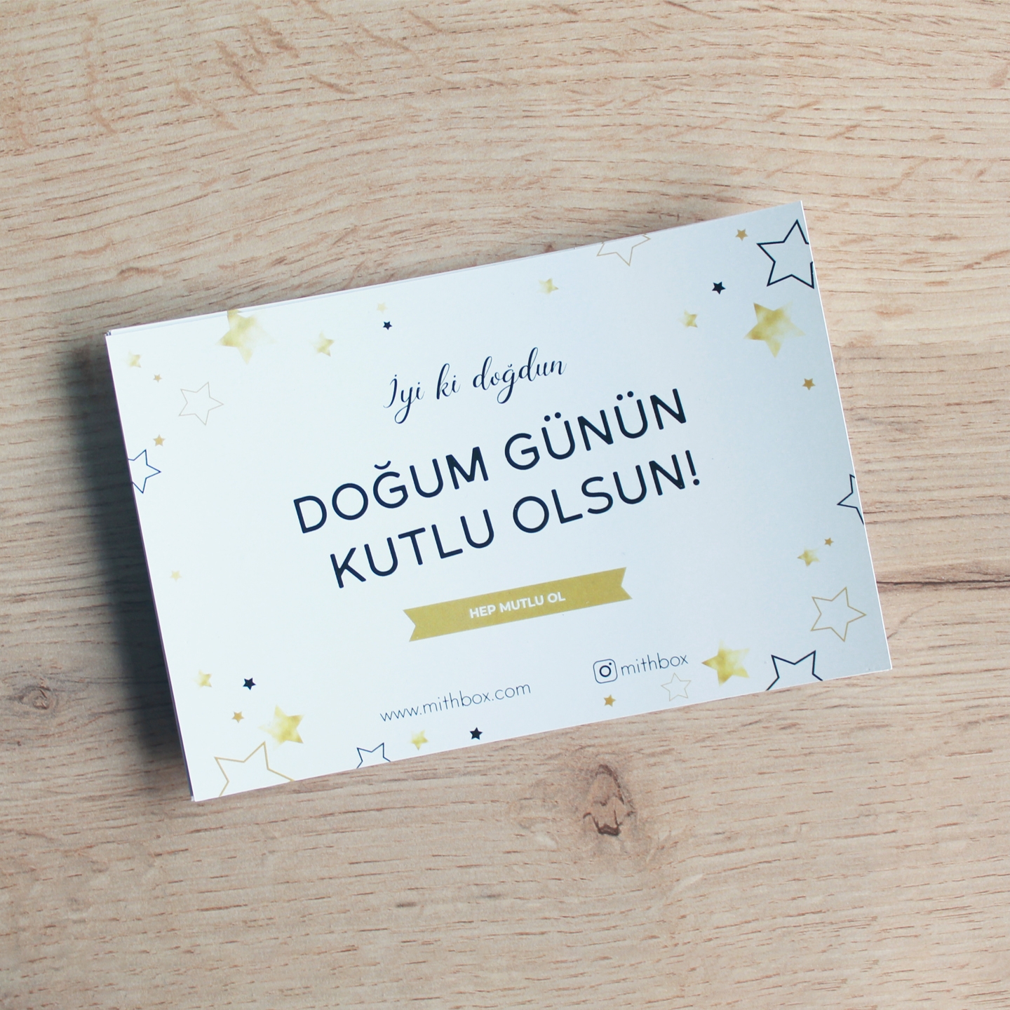 Doğum Günü Motto Kartı #1-460-Large