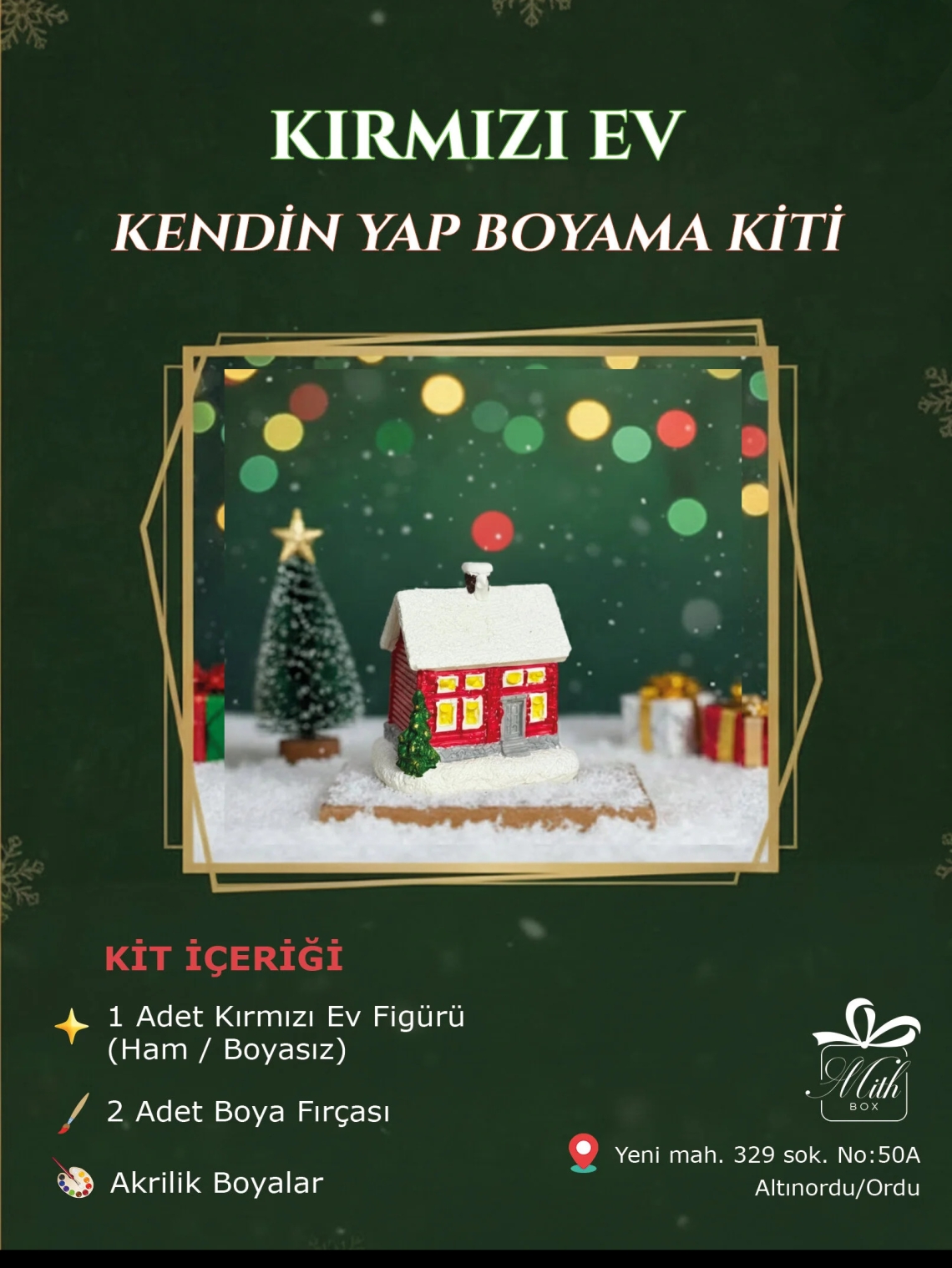 Kırmızı Ev Boyama Kiti-860-Large