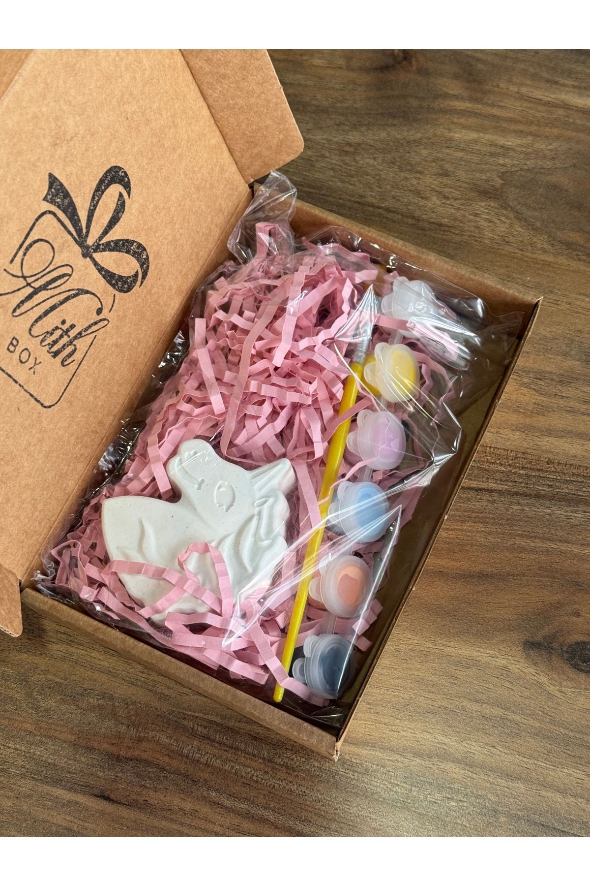 Sevimli Unicorn Obje Boyama Çocuk Etkinlik Seti-766-Large