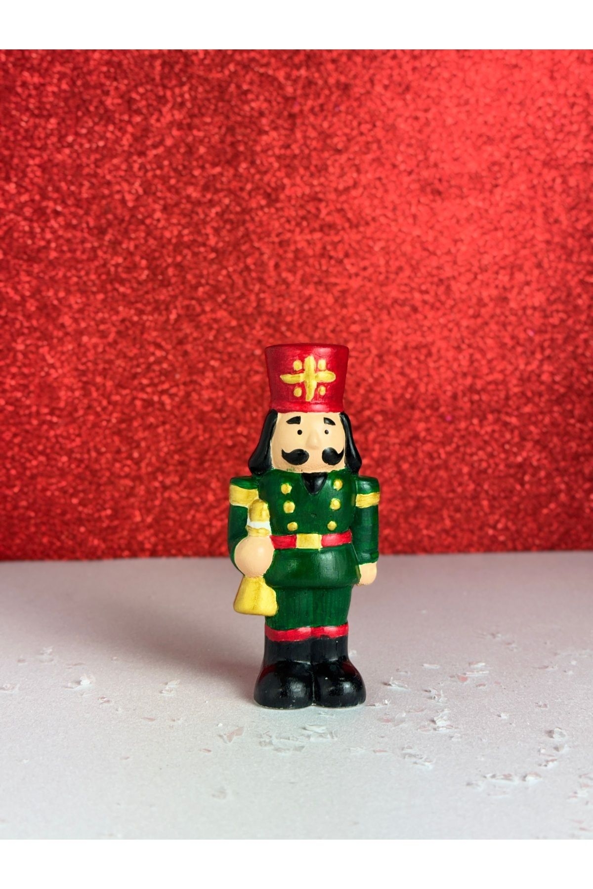 Yeşil Yılbaşı Dekoru Fındık Kıran Kurşun Asker Nutcracker Yeni Yıl Biblo-760-Large